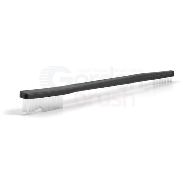 3/4 D 8-1/2 Length Single Spiral Single-Stem Nylon Brushes w Ring, PK12